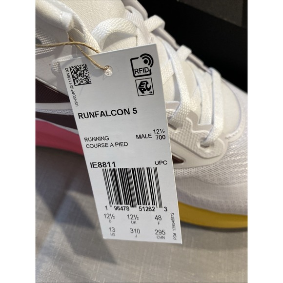 Adidas Men's Shoes Size 13 Run Falcon 5 Course A Pied IE8811 Running Gym - Picture 3 of 7